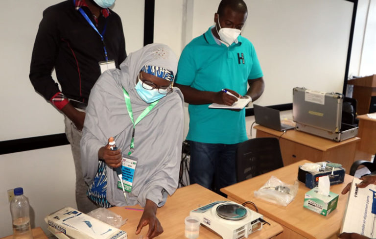 Laboratory Scientists Receive Training on Equipment Maintenance