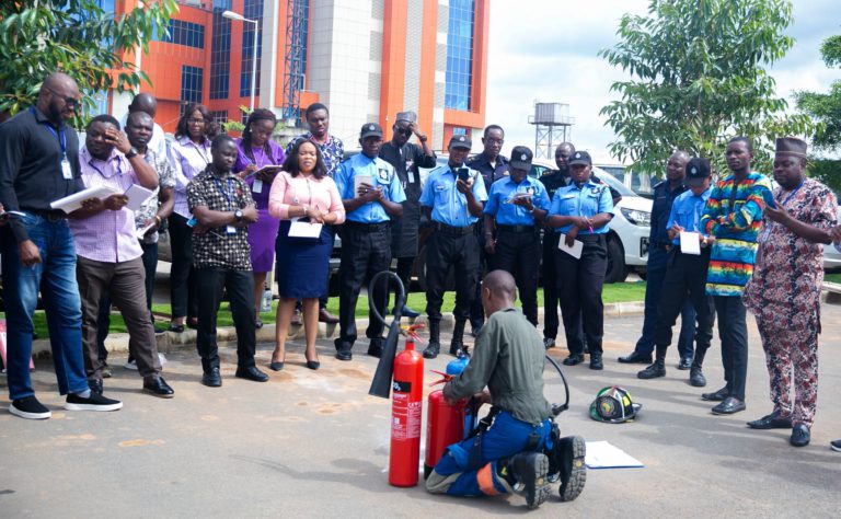 IHVN Staff Receive Fire Safety Training