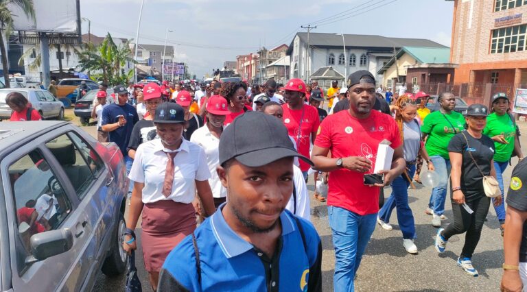 World AIDS Day 2023: IHVN Participates in Road Walk in Port Harcourt
