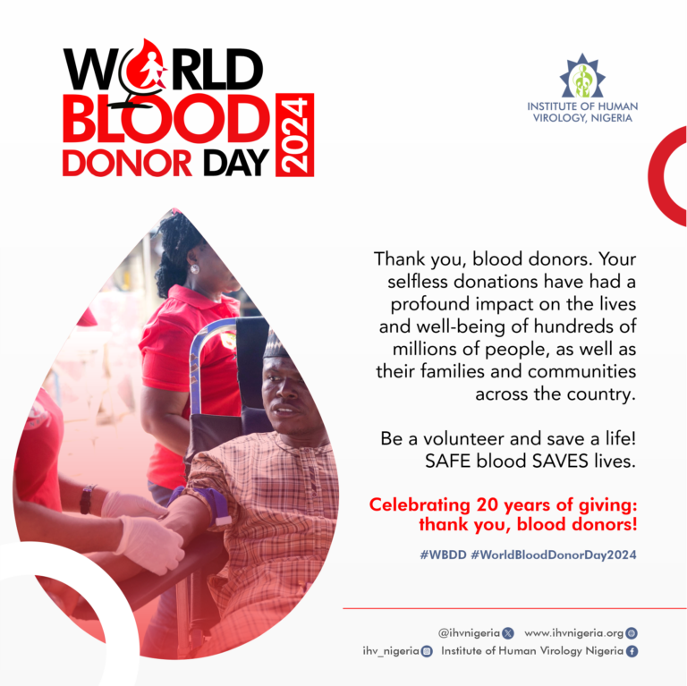 IHVN Celebrates Blood Donors on WBBD