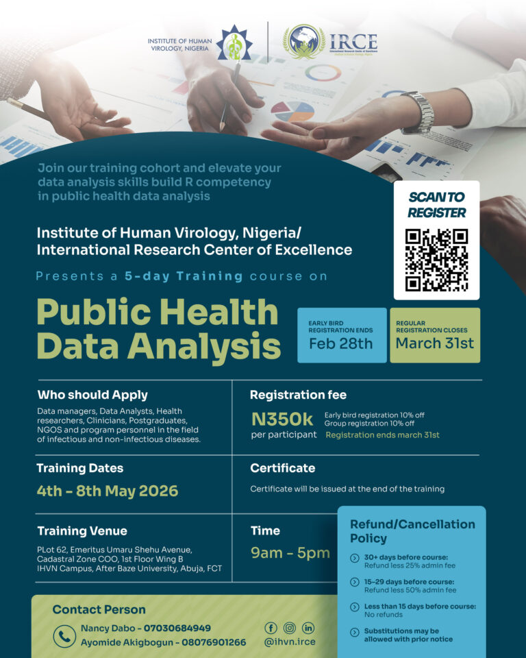 Registration Opens for Public Health Data Analysis Course
